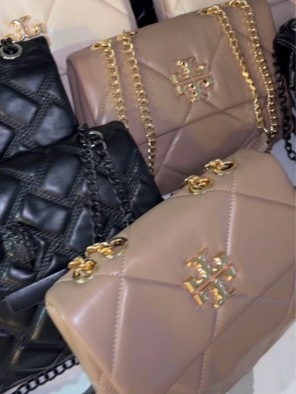 Chain Shoulder Bag - Taupe